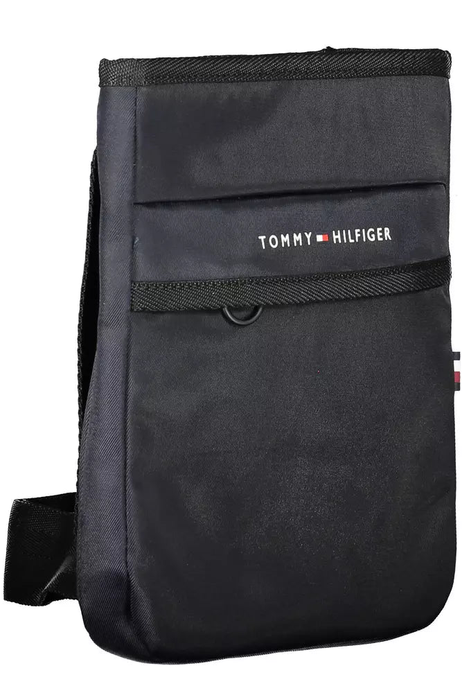 Tommy Hilfiger blå polyester skuldertaske til mænd