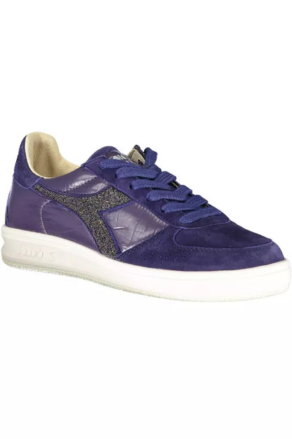 Diadora Blue Leather Women Sneaker