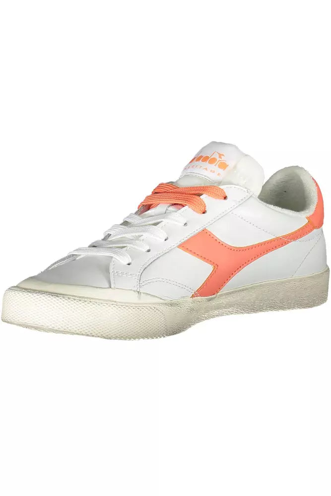 Diadora hvid læder sneaker til kvinder