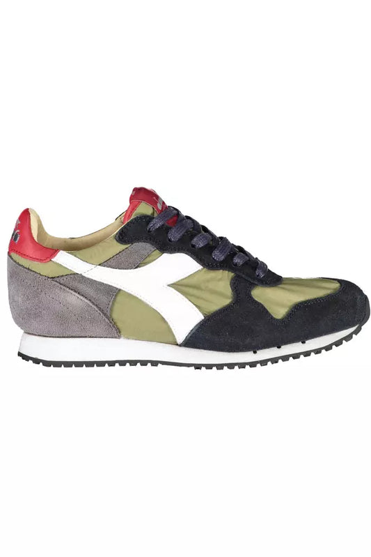 Diadora grøn læder sneaker til kvinder