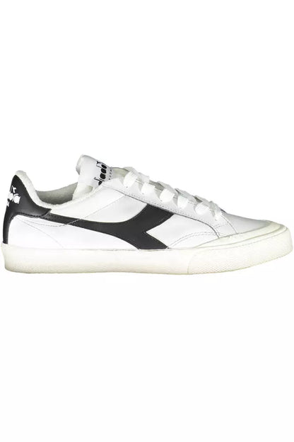 Diadora White Leather Women Sneaker