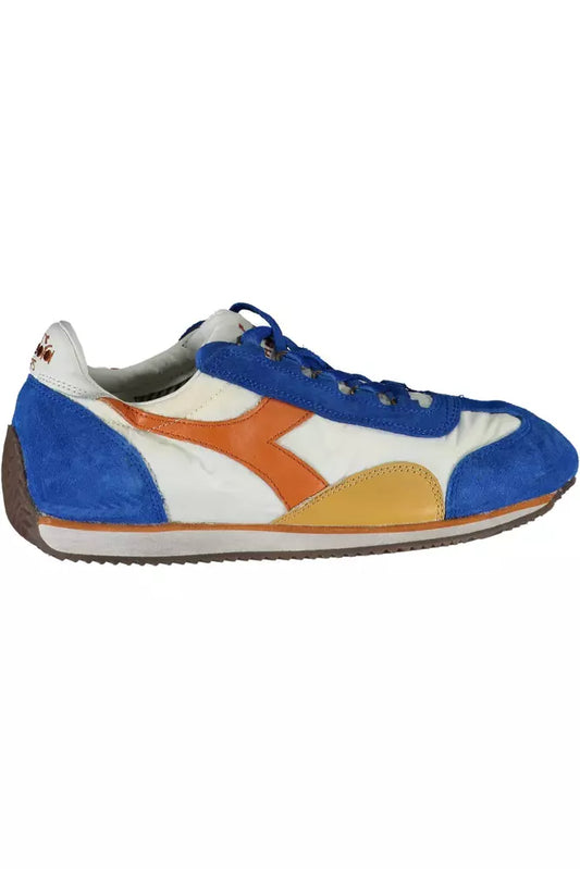 Diadora blå læder sneaker til kvinder