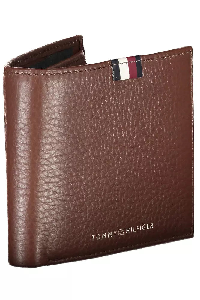 Tommy Hilfiger brun læder pung til mænd