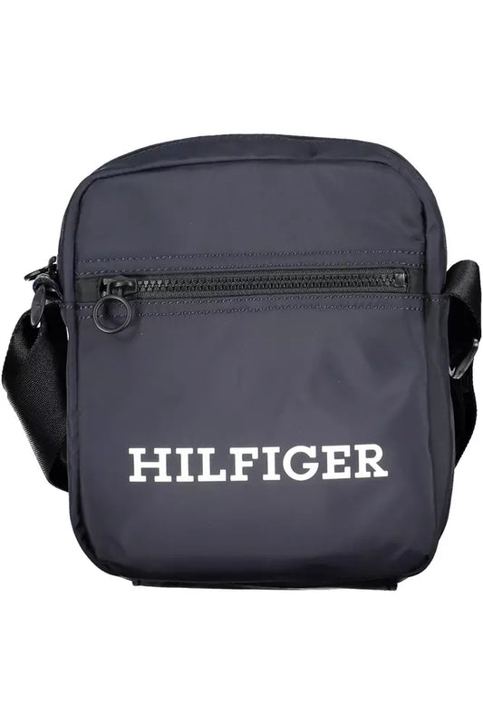 Tommy Hilfiger blå polyester skuldertaske til mænd