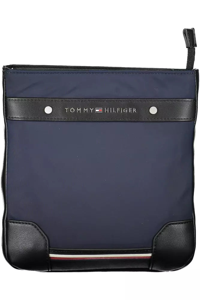 Tommy Hilfiger blå polyester skuldertaske til mænd