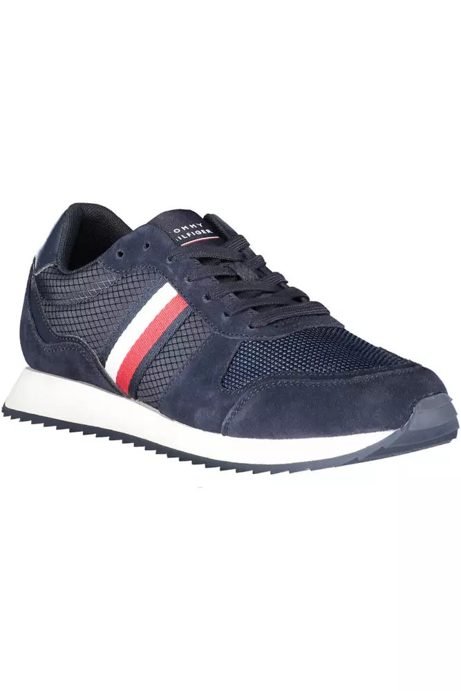 Tommy Hilfiger blå polyester herre sneaker