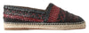 Dolce & Gabbana Elegant Woven Leather Espadrilles