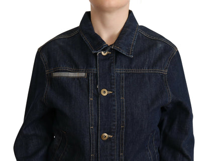 Master Coat Chic mørkeblå denimjakke