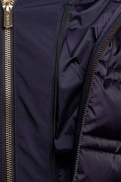 Yes Zee Blå Polyester Damejakke