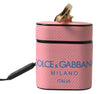 Dolce & Gabbana Chic Calf Læder Airpods etui i Pink