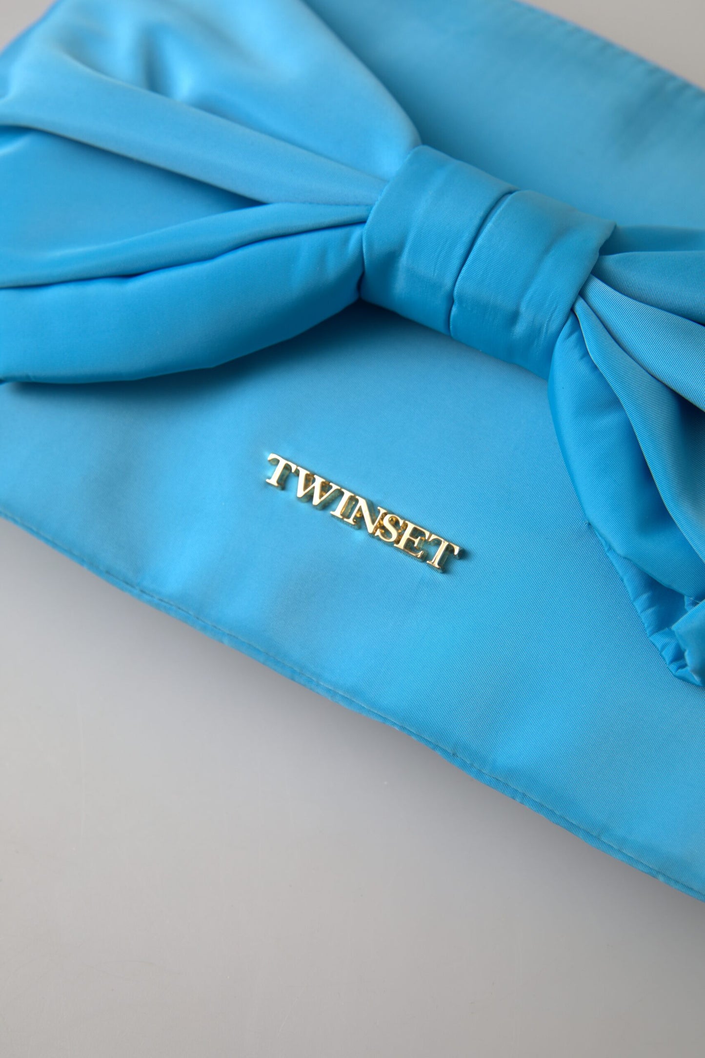 Twinset Elegant Silke Clutch med bueaccent