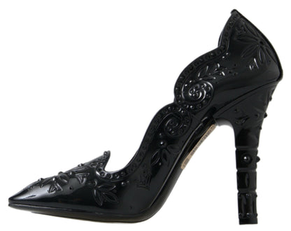 Dolce &amp; Gabbana Elegante Sorte Krystal Askepot Pumps