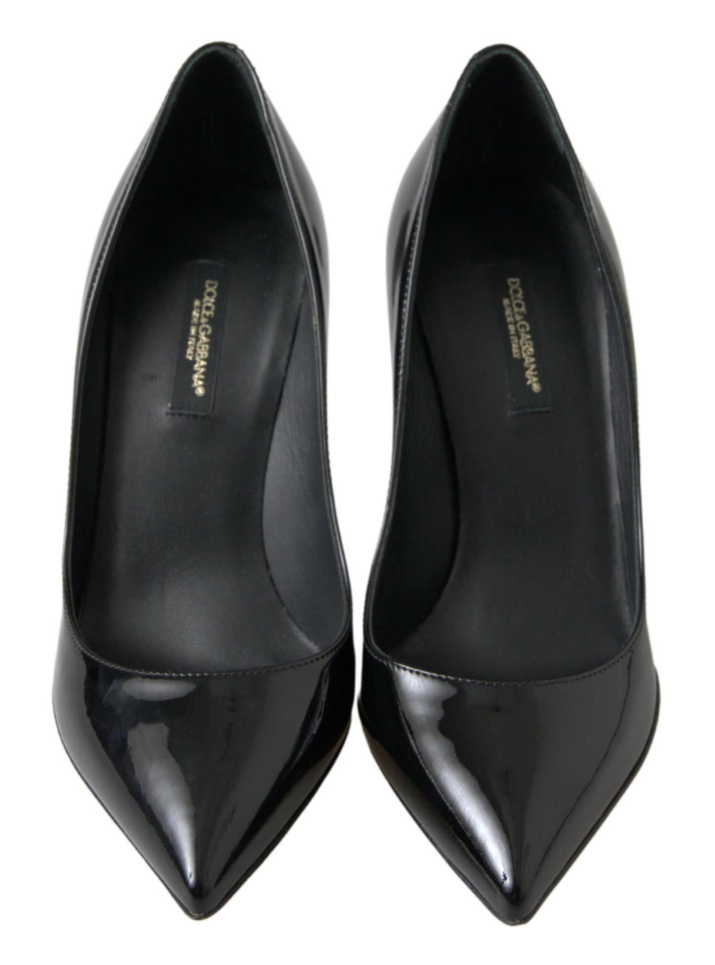 Dolce &amp; Gabbana Elegante Pumps i Laklæder med Høje Hæle