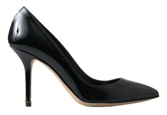 Dolce &amp; Gabbana Elegante Pumps i Laklæder med Høje Hæle
