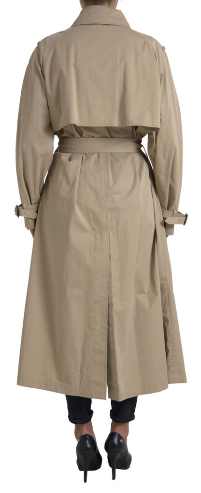 Dolce &amp; Gabbana Elegant Dobbeltradet Trenchcoat