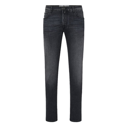 Jacob Cohen Elegante Slim Fit Sorte Stretch Jeans