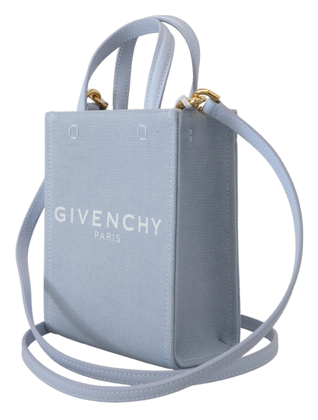 Givenchy Chic skyblå minitaske i bomuld