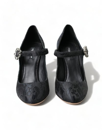 Dolce &amp; Gabbana Chic sorte brokade Mary Janes pumps