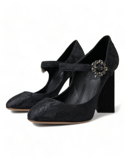 Dolce &amp; Gabbana Chic sorte brokade Mary Janes pumps
