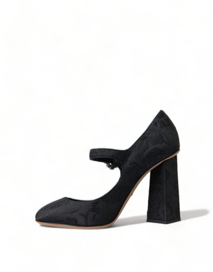 Dolce &amp; Gabbana Chic sorte brokade Mary Janes pumps