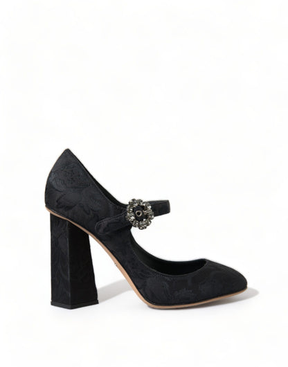 Dolce &amp; Gabbana Chic sorte brokade Mary Janes pumps