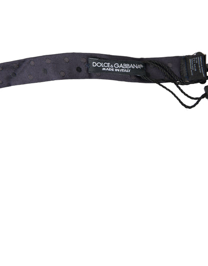 Dolce &amp; Gabbana Elegant Silkebutterfly med Polkaprikker
