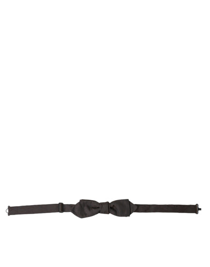 Dolce &amp; Gabbana Elegant Brun Silkeblanding Butterfly
