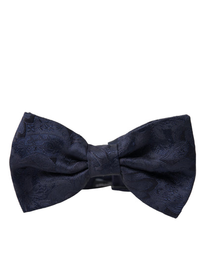 Dolce &amp; Gabbana Elegant Silke Blå Butterfly