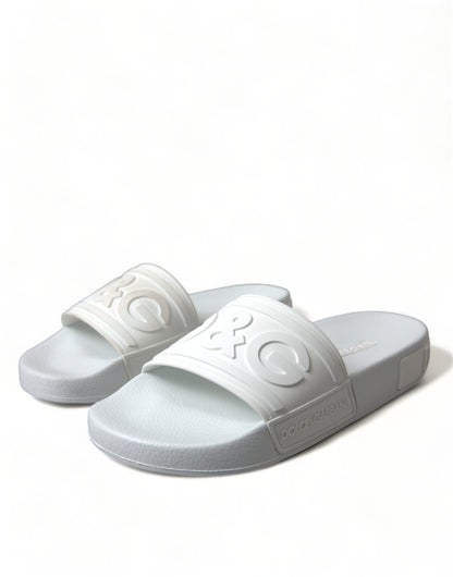 Dolce &amp; Gabbana Elegante Hvide Logo Slides