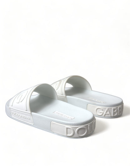 Dolce &amp; Gabbana Elegante Hvide Logo Slides