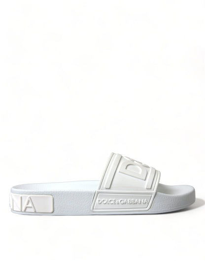 Dolce &amp; Gabbana Elegante Hvide Logo Slides