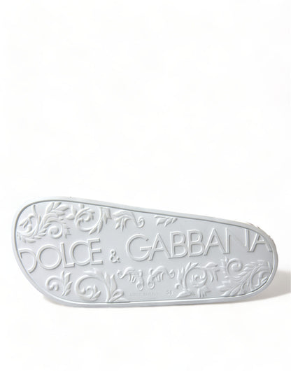 Dolce &amp; Gabbana Elegante Hvide Logo Slides