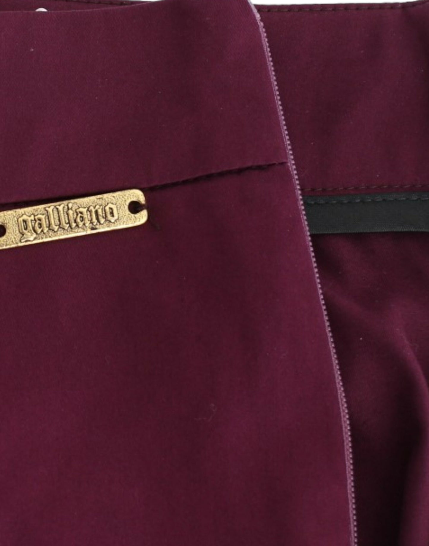 John Galliano Elegante lilla slanke bukser