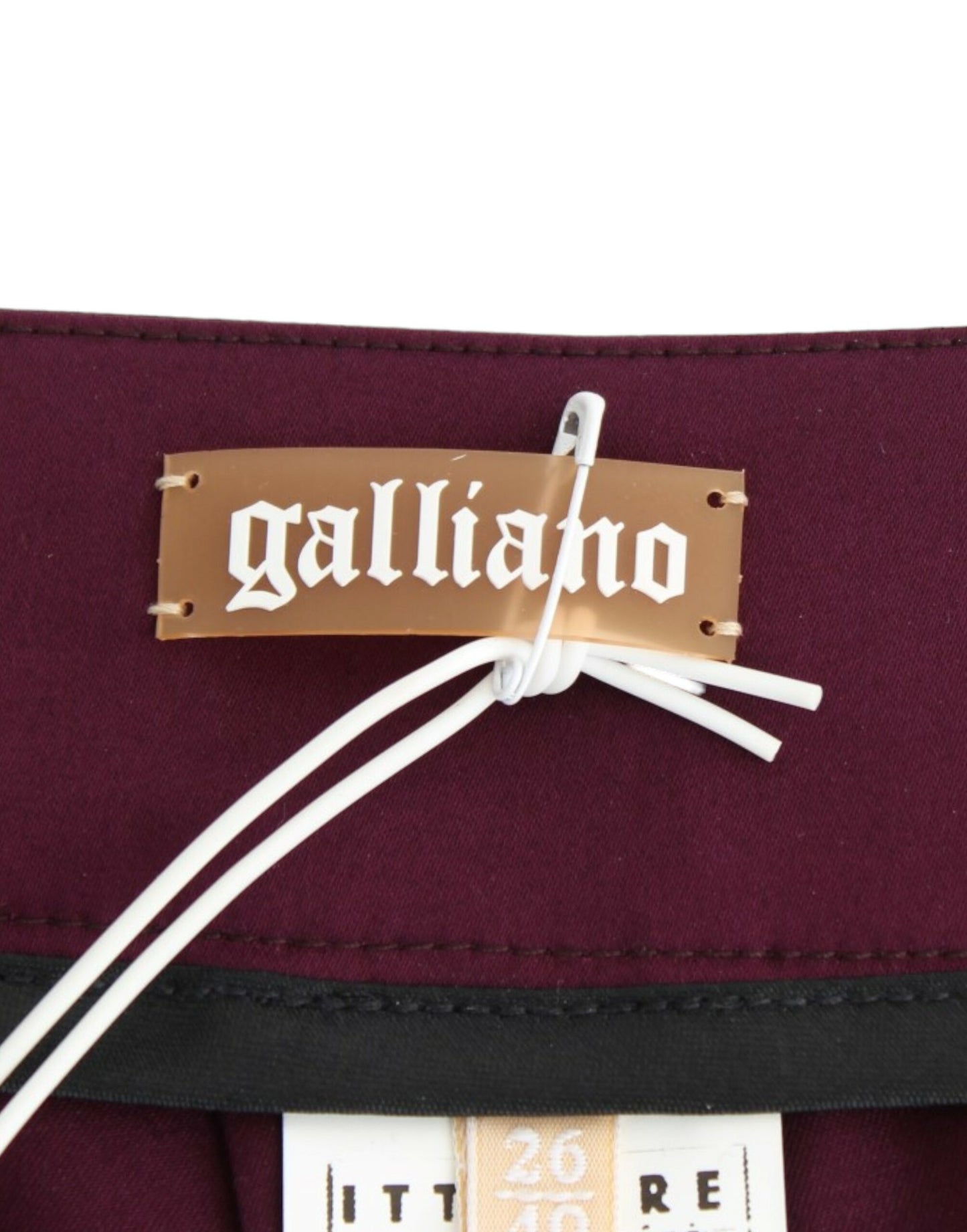 John Galliano Elegante lilla slanke bukser