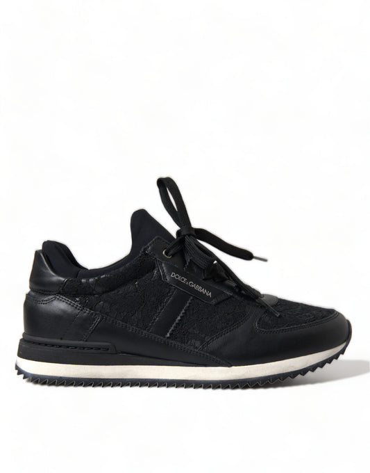 Dolce &amp; Gabbana Elegante Sorte Klassiske Sneakers