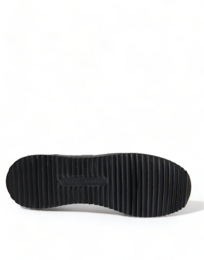 Dolce &amp; Gabbana Elegante Sorte Klassiske Sneakers