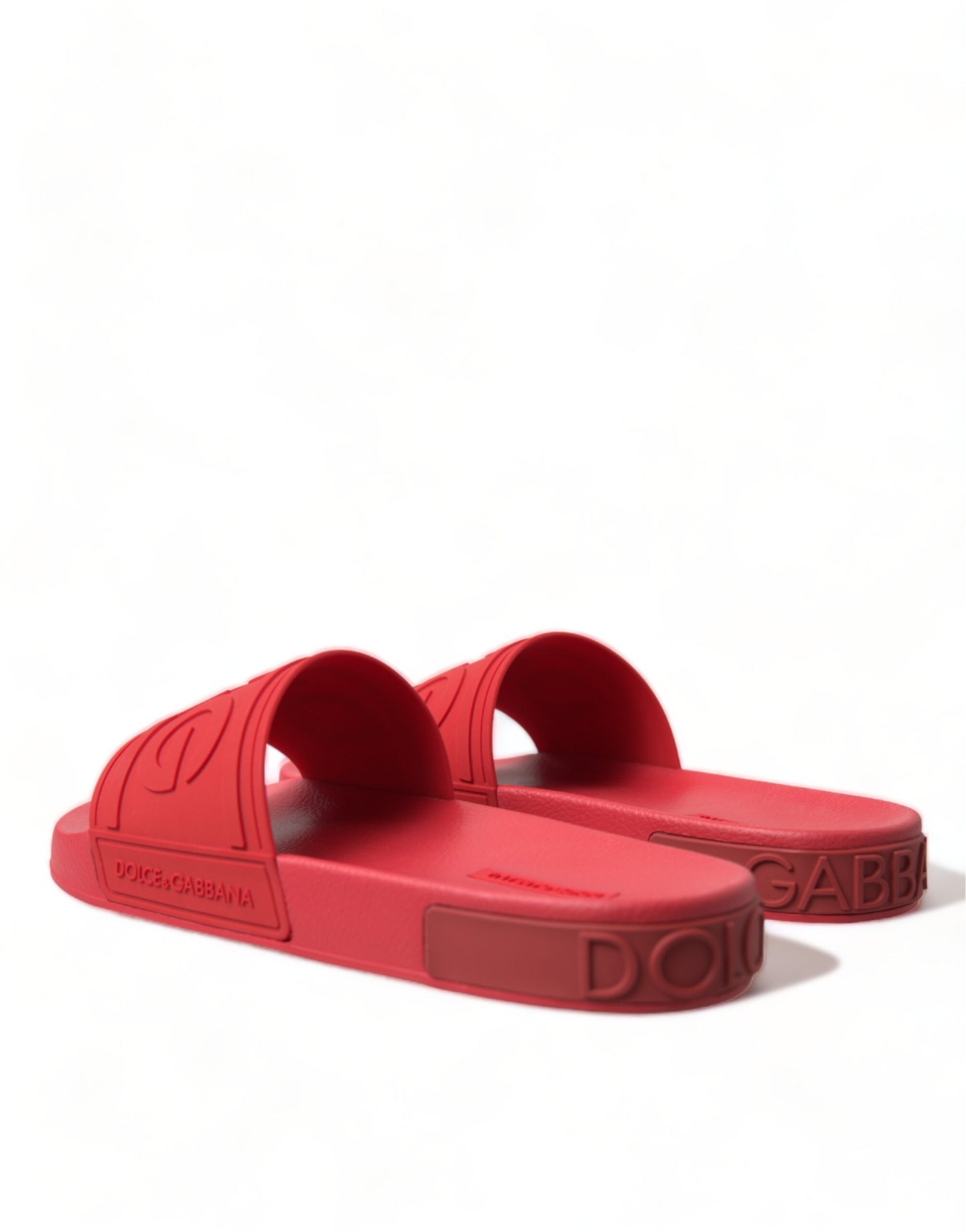 Dolce &amp; Gabbana Radiant Red Slidesandaler til mænd