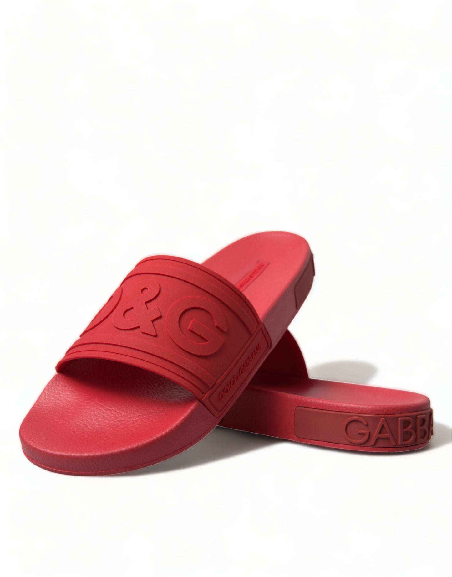 Dolce &amp; Gabbana Radiant Red Slidesandaler til mænd