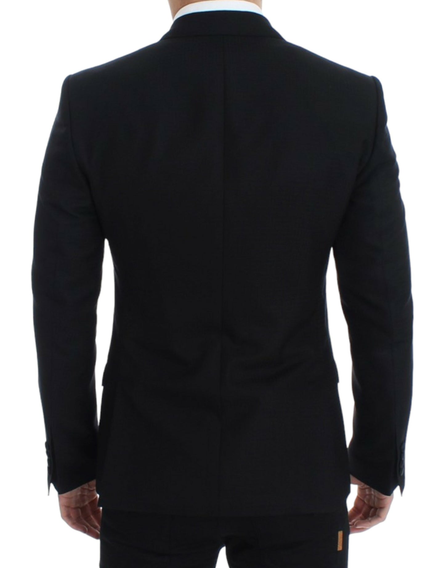 Dolce &amp; Gabbana Elegant Black Silk Blend Sicilia Blazer