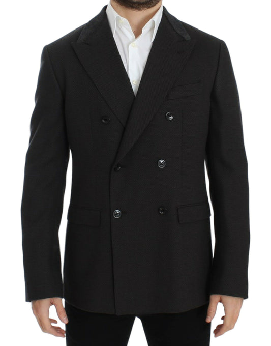 Dolce &amp; Gabbana Elegant Slim Fit Dobbeltradet Blazer