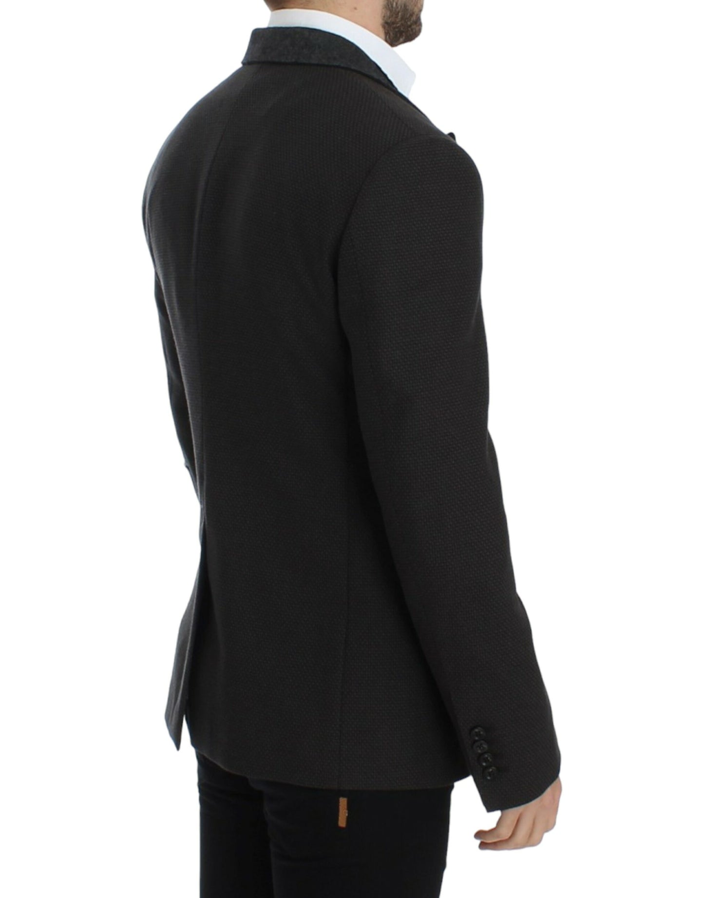 Dolce &amp; Gabbana Elegant Slim Fit Dobbeltradet Blazer