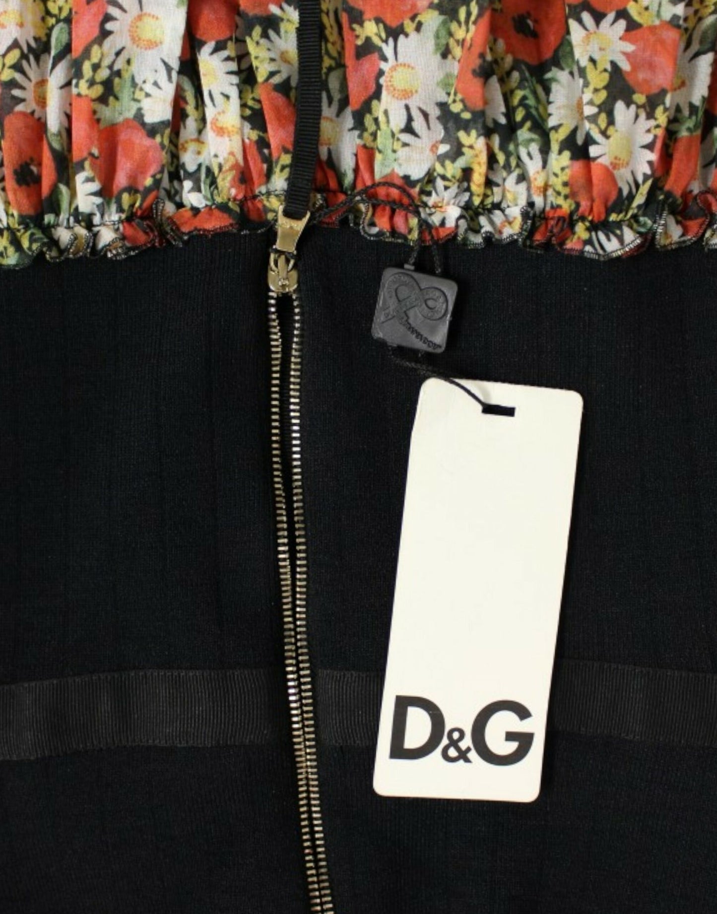 Dolce &amp; Gabbana Elegant Floral Halterneck boblekjole