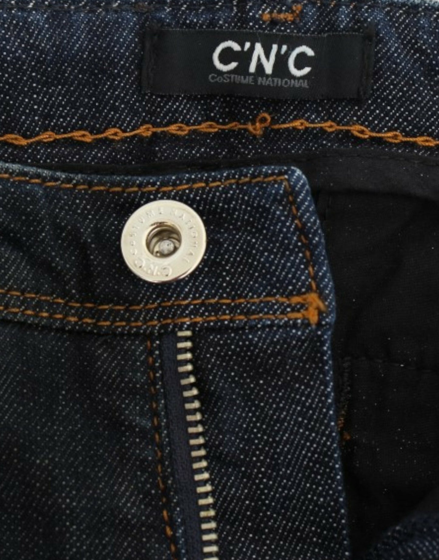 Kostume National Chic Blue Slim Fit Denim Delight