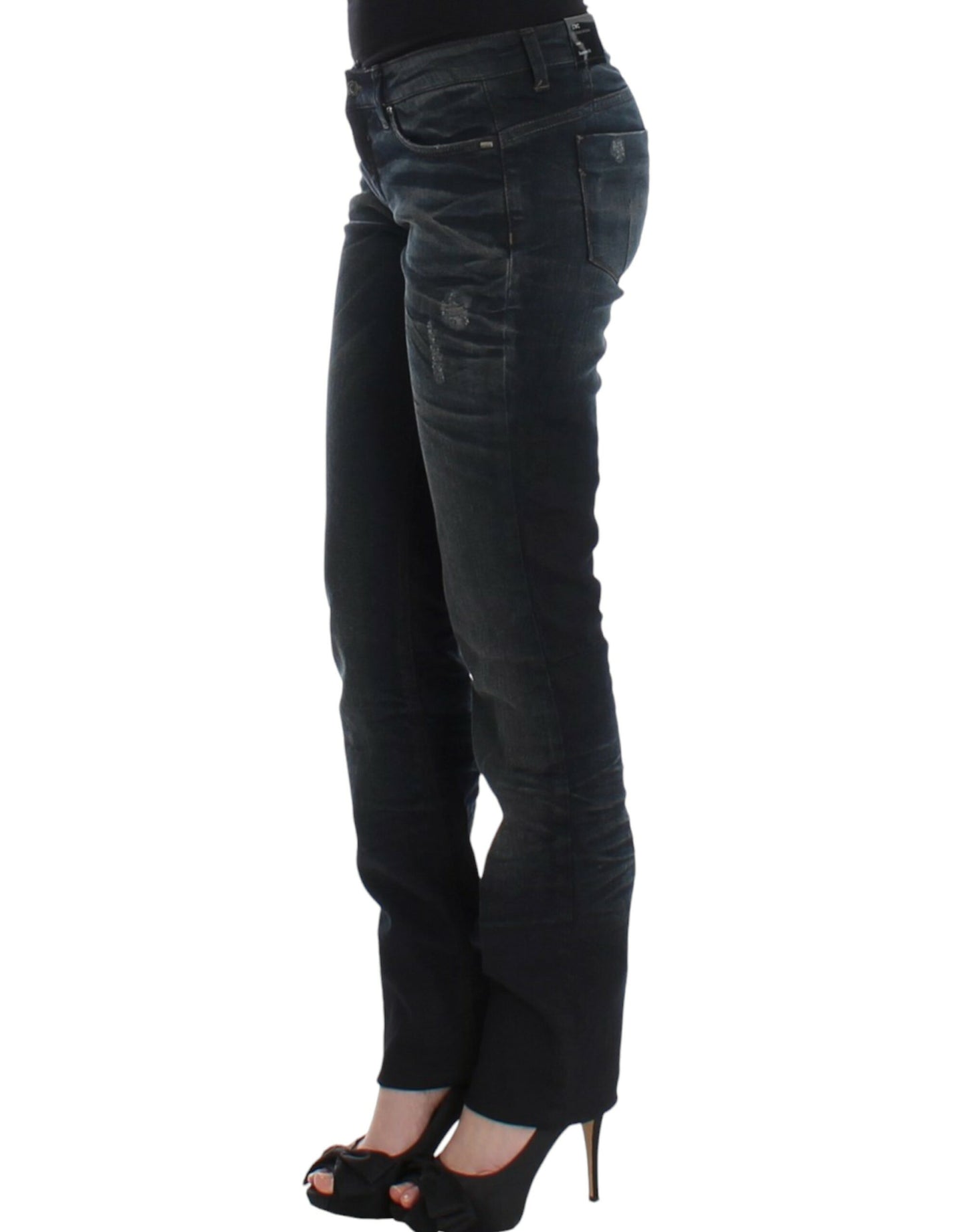 Kostume National Chic Superskinny Blue Denim Jeans