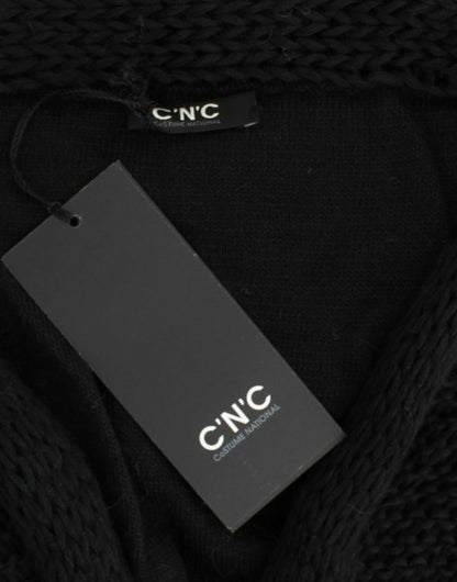 Costume National Chic Ærmeløs Strikket Vest Cardigan
