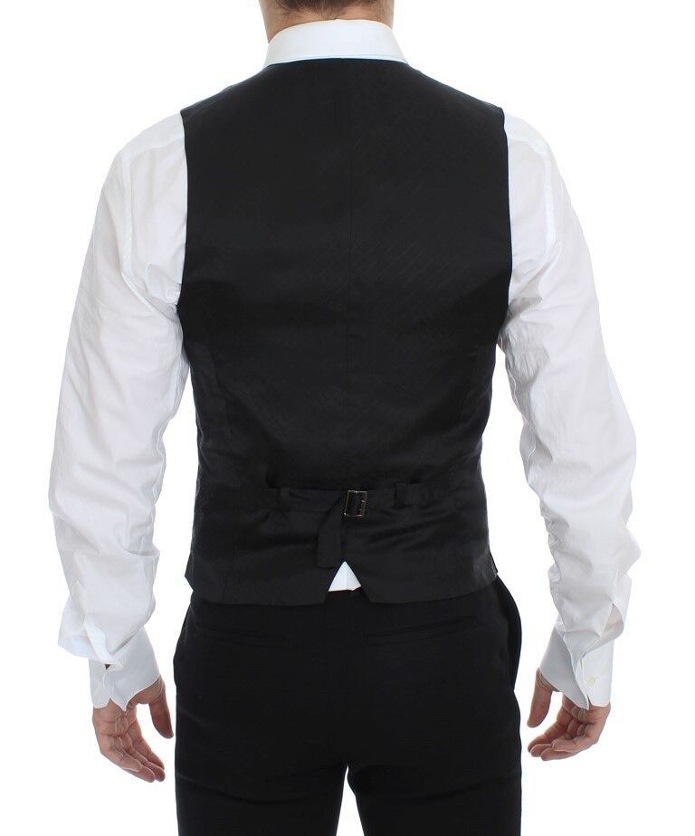 Dolce &amp; Gabbana Elegant stribet uldkjolevest