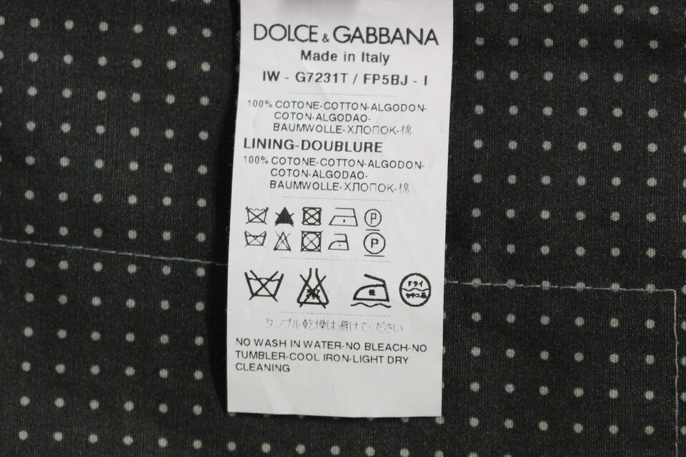 Dolce &amp; Gabbana Elegant grå bomuldskjolevest