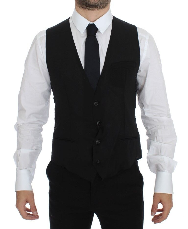 Dolce &amp; Gabbana Elegant sort uldkjolevest