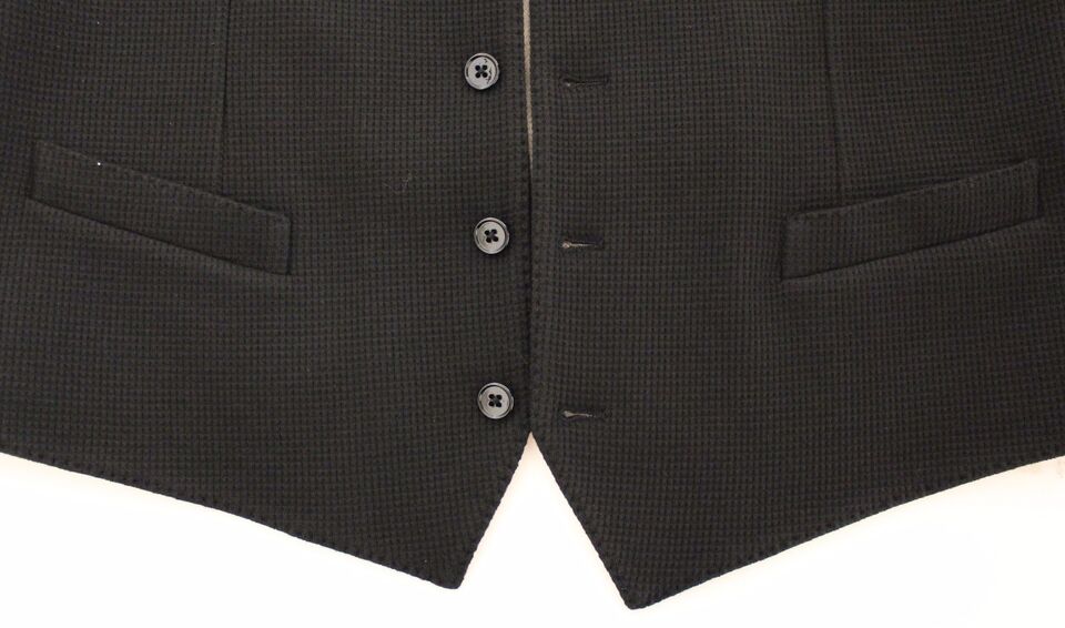 Dolce &amp; Gabbana Elegant sort silkekjolevest