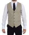 Dolce & Gabbana Elegant beige bomuldskjolevest